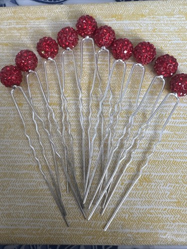 10x red crystal rhinestone - 10x,