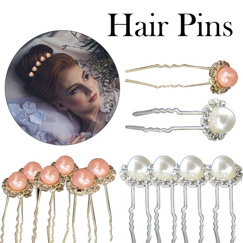 40pcs pearl flower diamante - pearl,