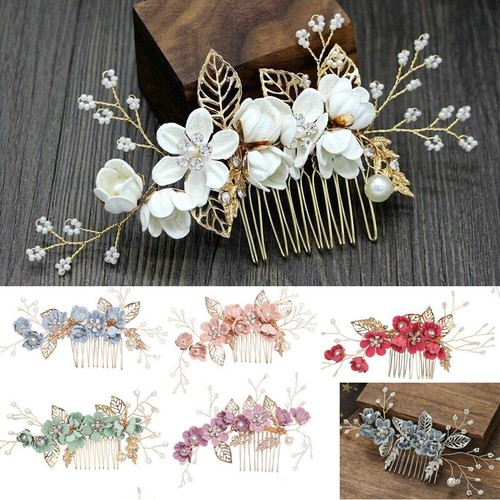 Flower wedding hair pins - hair,