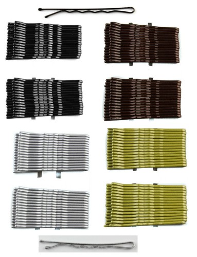 Small wavy hair pins - small,