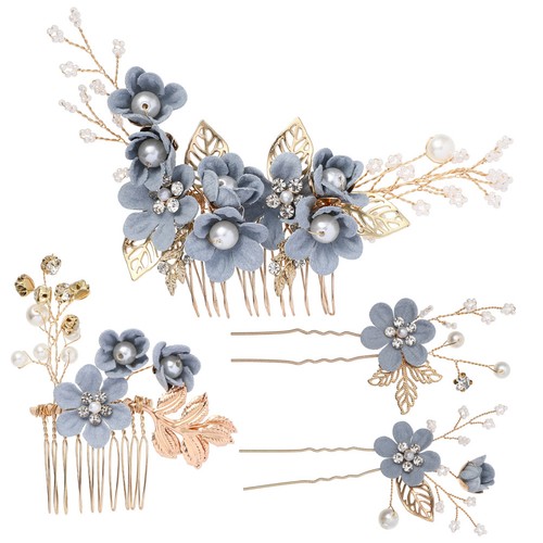 4pcs bridal hair comb set - comb,