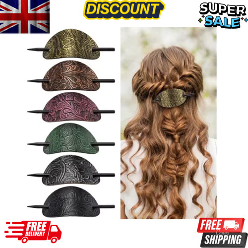 Shape stick hair slide leather - shape,