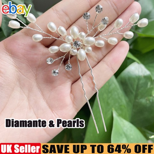 Flower wedding hair pins - flower,