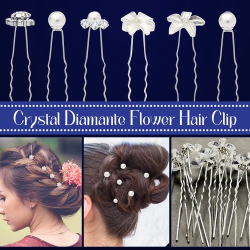 Bridal hair clips - clips, &