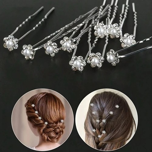Floral bridal hair - pins, set