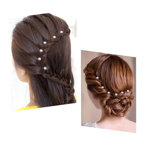 Pearl flower diamante - diamante, crystal