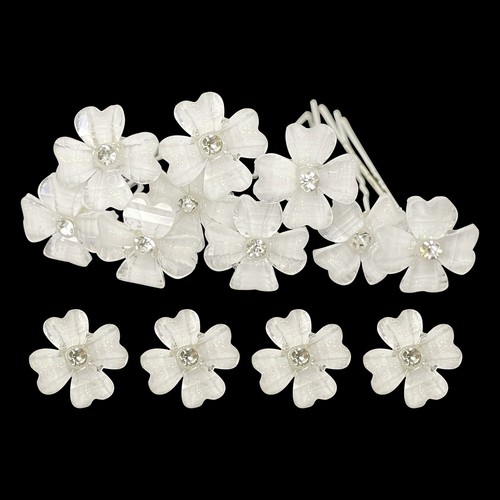 Floral hair pins - pins, bridal