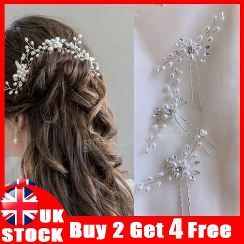 Flower wedding hair pins - flower,