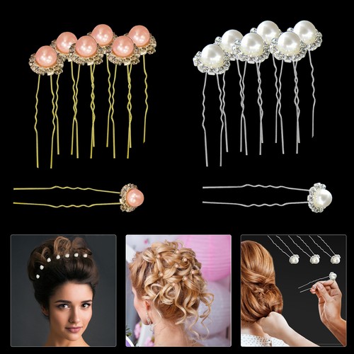 Pearl flower crystal diamante - pearl,
