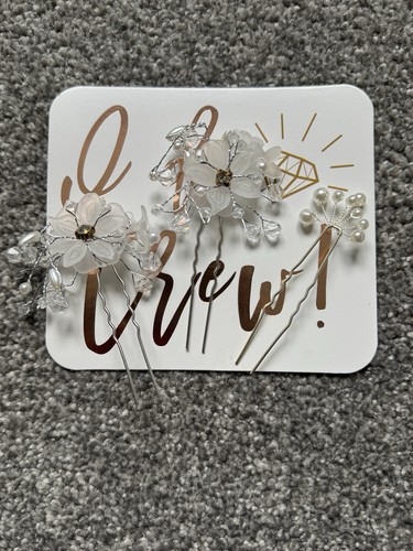 Wedding hair pins set - set, of
