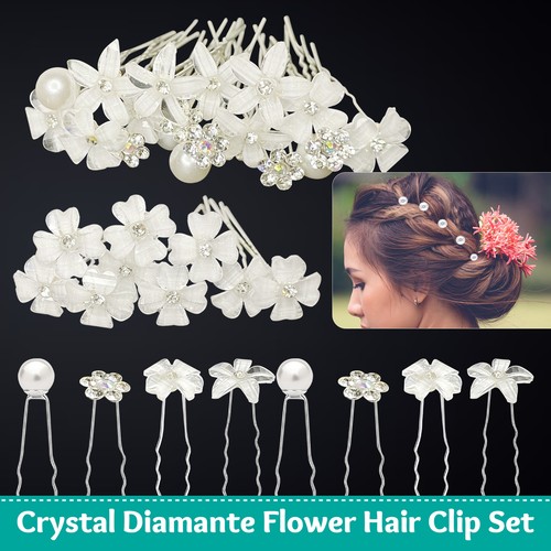 20pcs rhinestone hair pins - rhinestone,