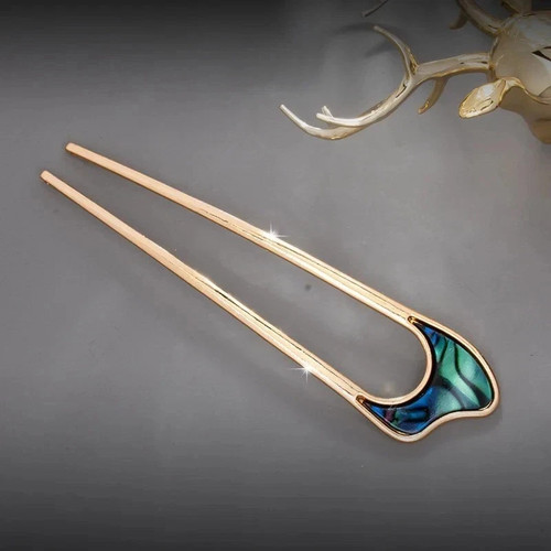 Womens hair pin shaped - hair, u