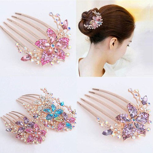 Wedding diamante crystal hair - wedding,