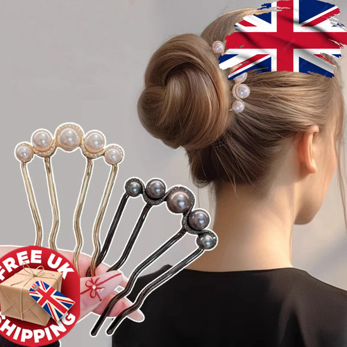 2pcs pearl shaped - u-shaped, hair
