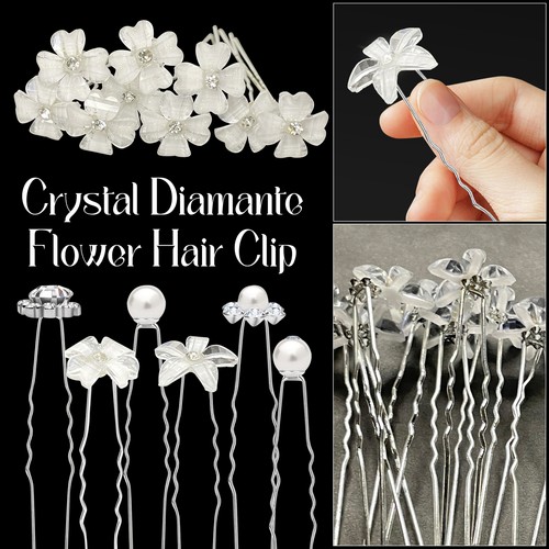 Flower hair pins grips - flower,