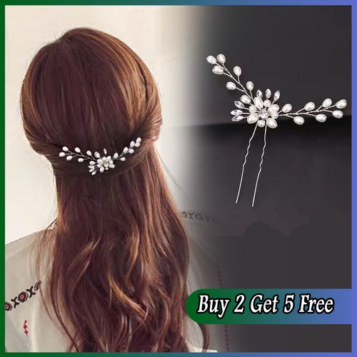 Flower wedding hair pins - wedding,