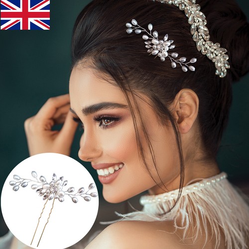 Flower wedding hair - flower, pins