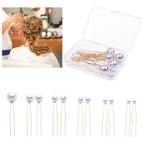18x pearl bridal hair - 18x, set