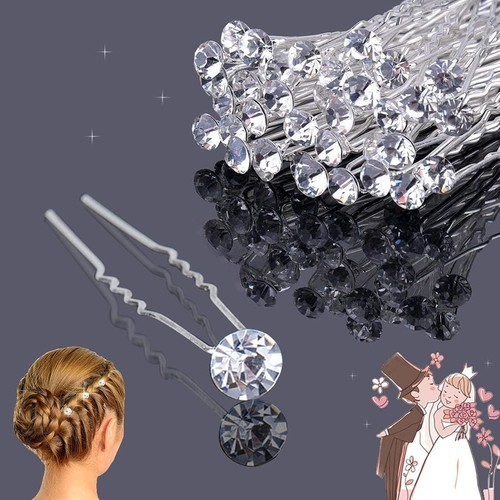 30pcs diamante hair - 30pcs,